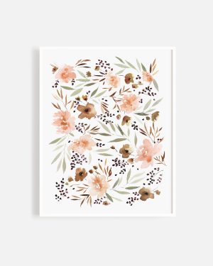 Art Print || Peonie Florals