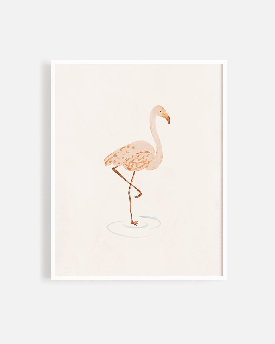 Art Print || Flamingo