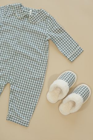 Slippers || Evergreen Gingham