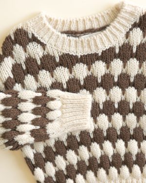 Shiloh Sweater || Brown Stripe