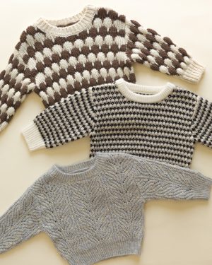 Shiloh Sweater || Brown Stripe