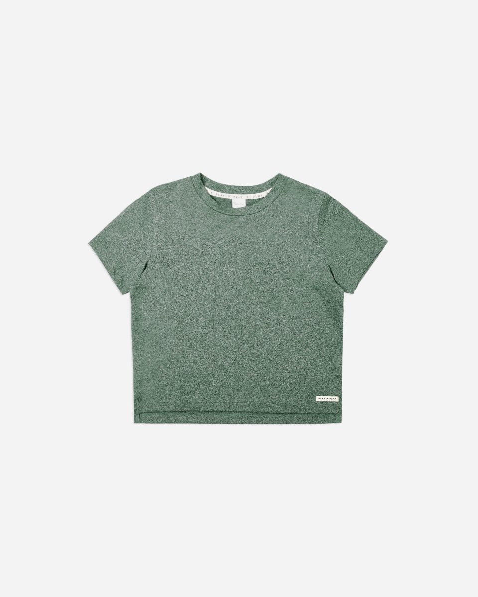 Cove Essential Tee || Heathered Green