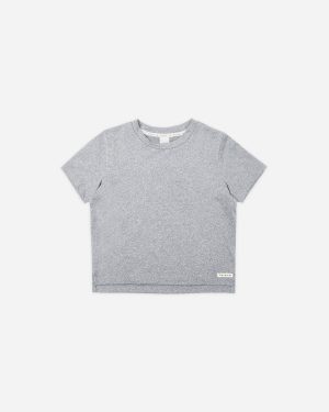 Cove Essential Tee || Heathered Dusty Blue