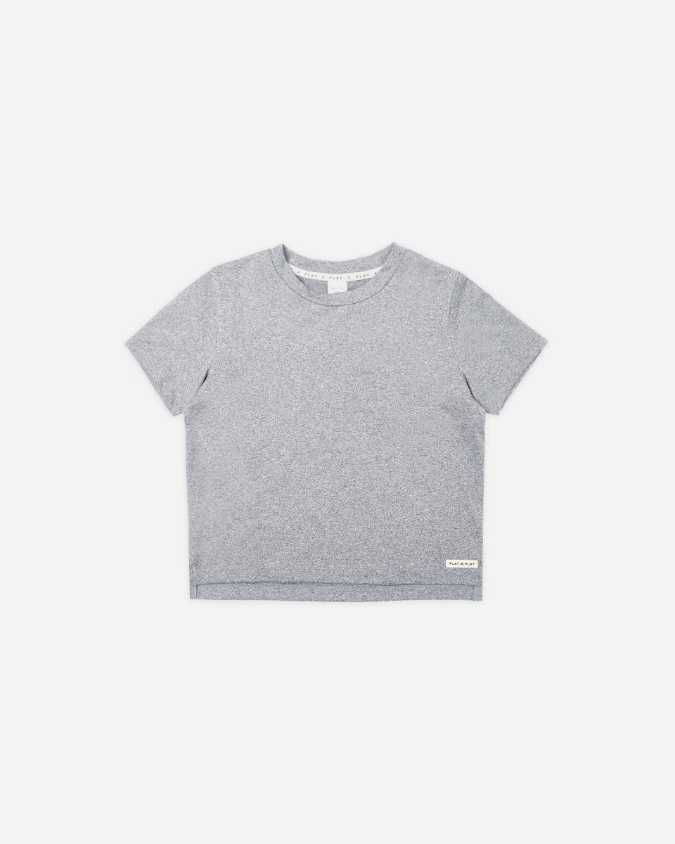 Cove Essential Tee || Heathered Dusty Blue