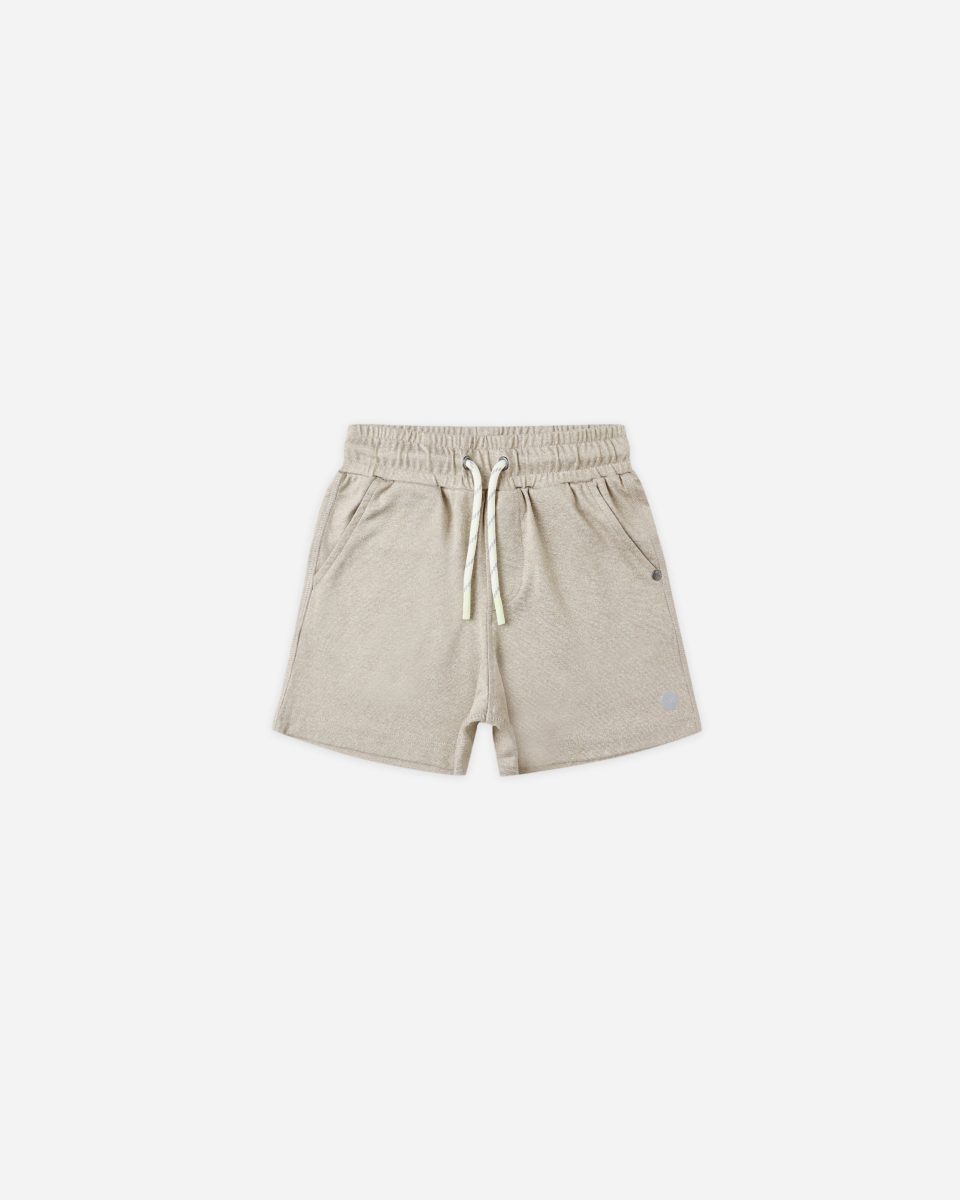 Oceanside Tech Short || Heathered Stone