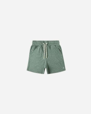 Oceanside Tech Short || Heathered Green