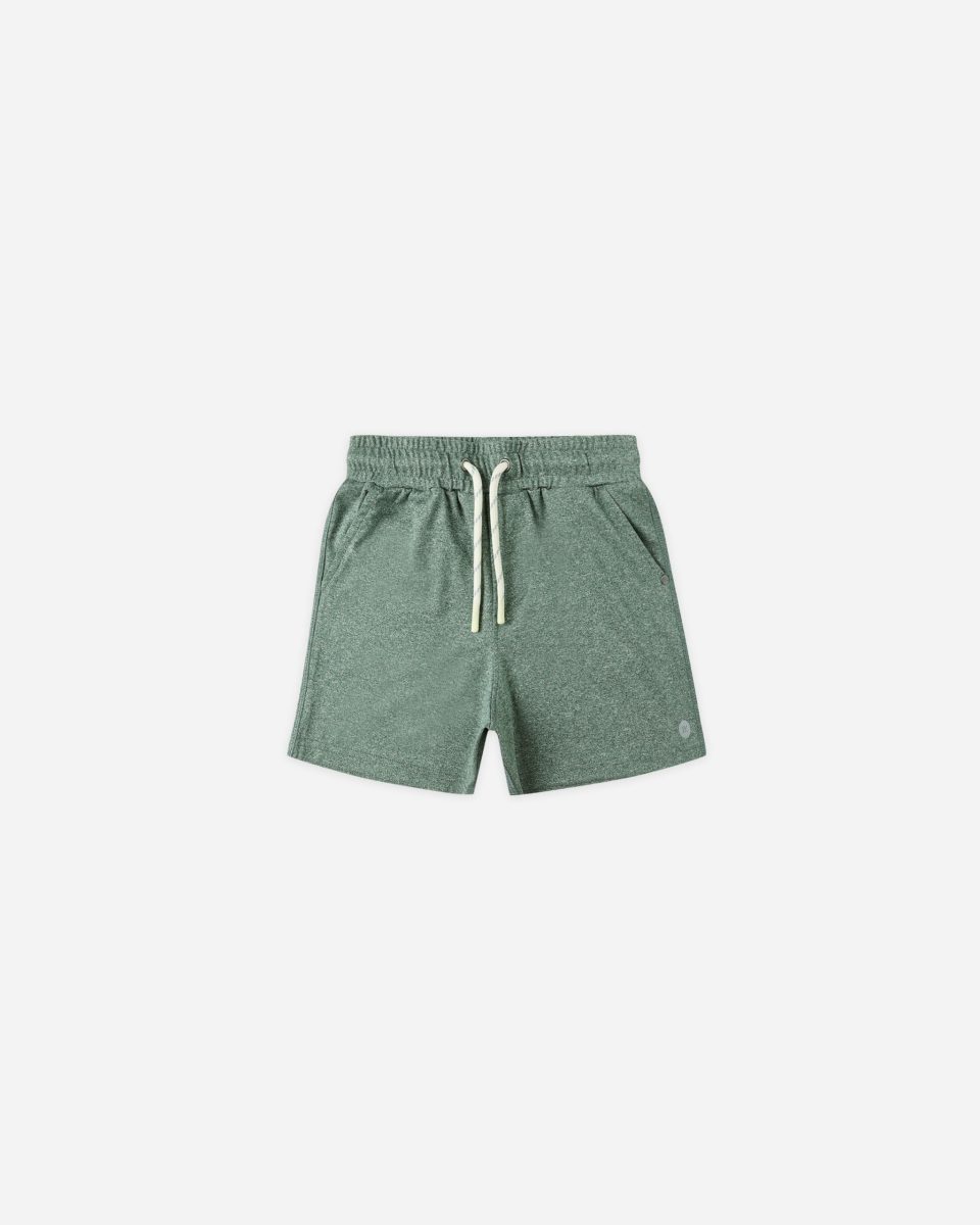 Oceanside Tech Short || Heathered Green