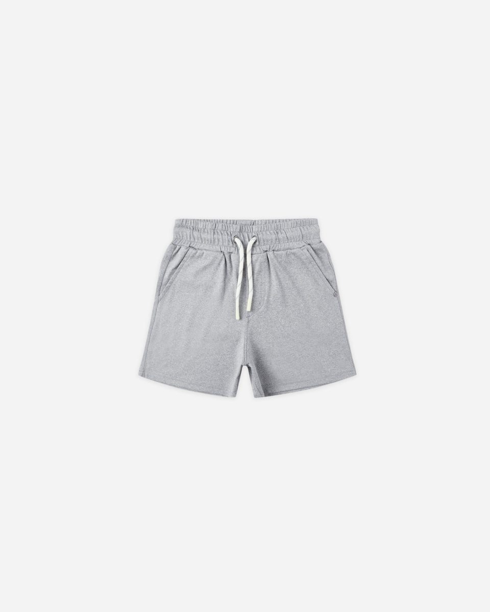 Oceanside Tech Short || Heathered Dusty Blue