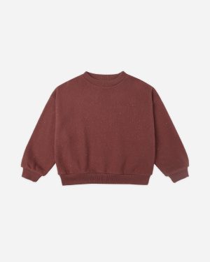 Relaxed Sweatshirt || Burgundy