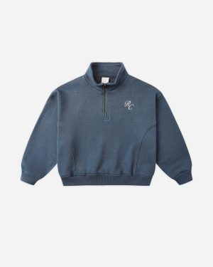 Half Zip Sweatshirt || Navy