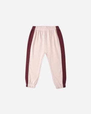 Paneled Sweatpant || Blush