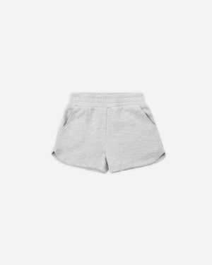 Soren Sweat Short || Heathered Ash
