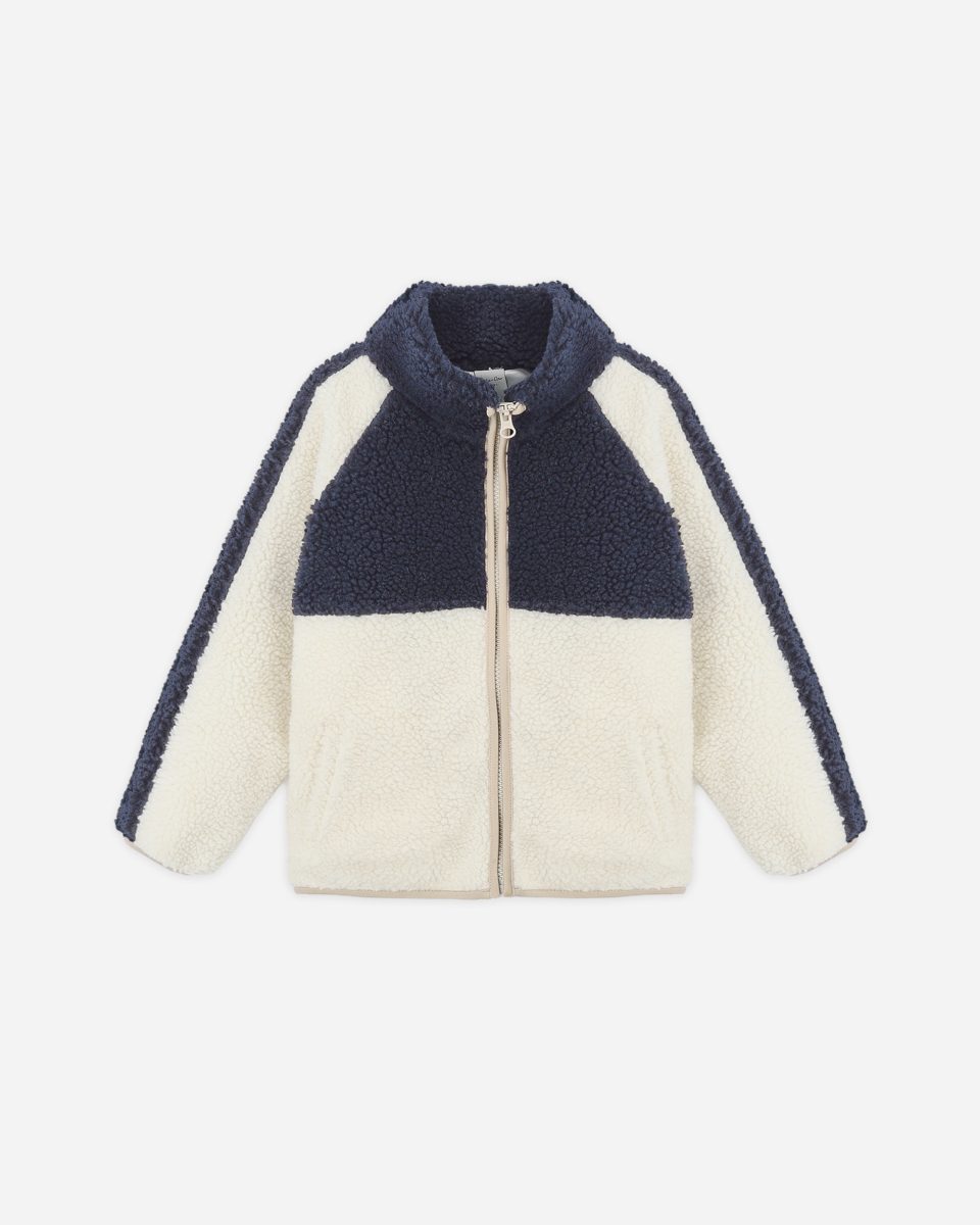 Sherpa Trails Jacket || Navy Color Block