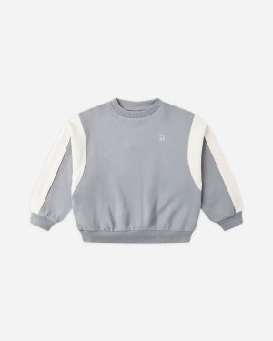 Relaxed Sweatshirt || Dusty Blue