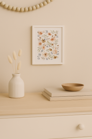 Art Print || Peonie Florals