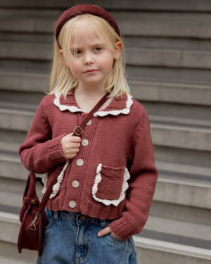 Heart Purse || Burgundy