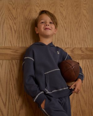 Coast Hoodie || Heathered Navy