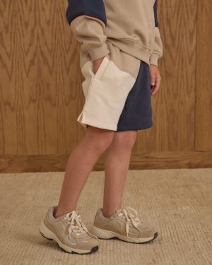 Boxing Short || Navy Color Block