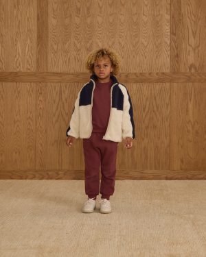 Relaxed Sweatpant || Burgundy