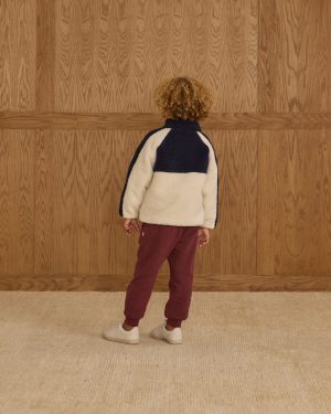 Sherpa Trails Jacket || Navy Color Block