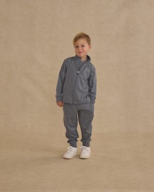 Technical Jacket || Heathered Navy