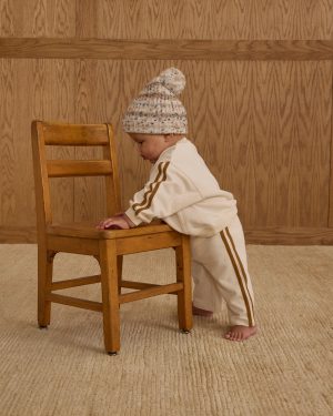 Beanie || Stone Multi-Stripe