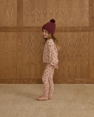 Spongey Knit Set || Polka Dot