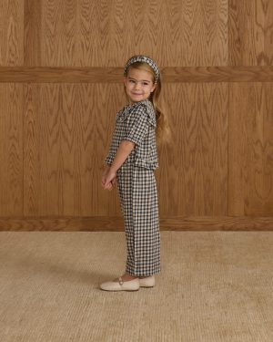 Prairie Blouse || Navy Check