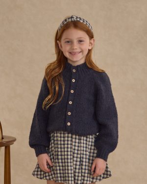 Tulip Cardigan || Navy