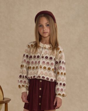 Cheyenne Cardigan || Floral Jacquard