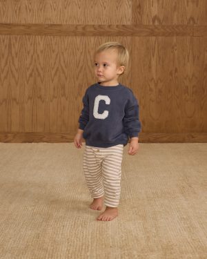 Baby Cru Pant || Stone Stripe