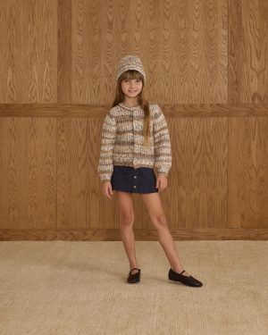 Cheyenne Cardigan || Stone Multi-Stripe