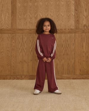 Track Pant || Burgundy