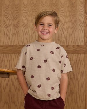 Raw Edge Tee || Footballs