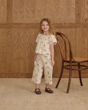 Wide Leg Pant || Bows