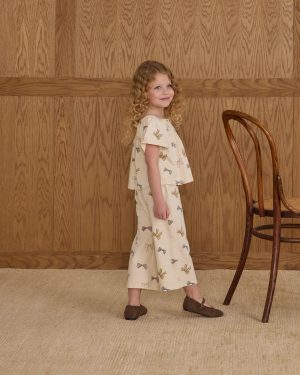 Wide Leg Pant || Bows