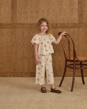 Wide Leg Pant || Bows