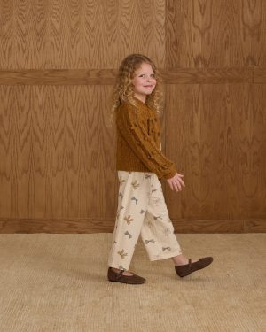 Bobble Cardigan || Golden