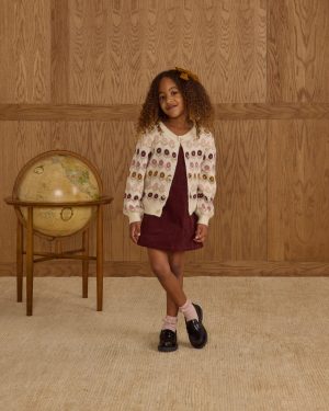 Cheyenne Cardigan || Floral Jacquard