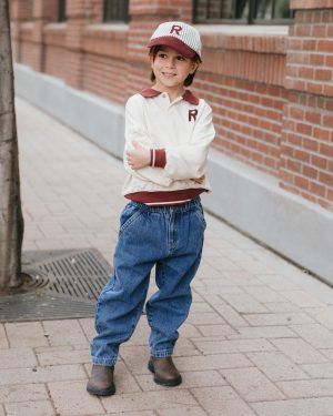 Baseball Hat || Navy Pinstripe