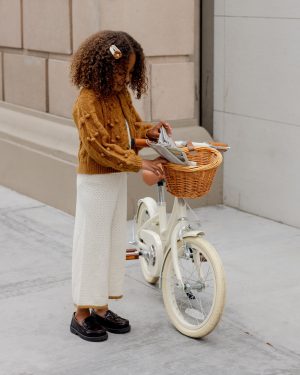 Pointelle Knit Pant || Natural