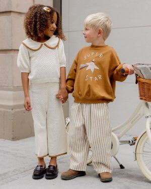 Palmer Pant || Golden Stripe