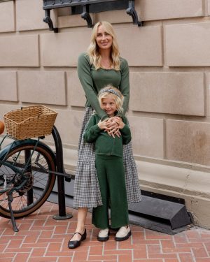 Tiered Midi Skirt | Black Gingham