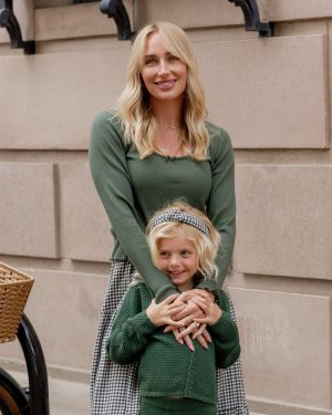 Ribbed Long Sleeve | Green