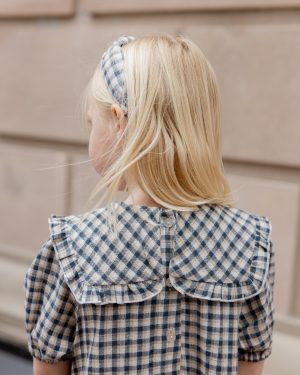 Camille Dress || Navy Check