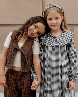 Mini Dress || Black Gingham