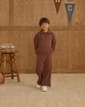 Hailey Sweatpant || Brown