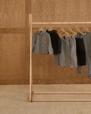 Collared Long Sleeve Shirt || Black Gingham