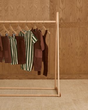 Hayes Jumpsuit || Green Stripe