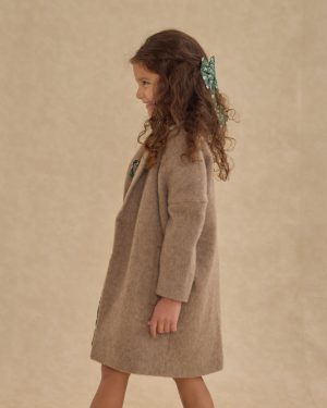 Presley Longline Coat || Camel